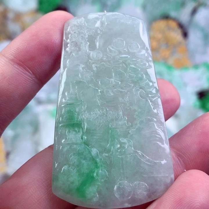 吊坠(不含链)未镶嵌翡翠