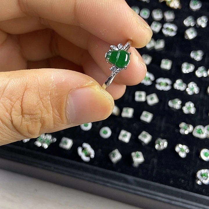 未镶嵌戒指翡翠天然A货翡翠