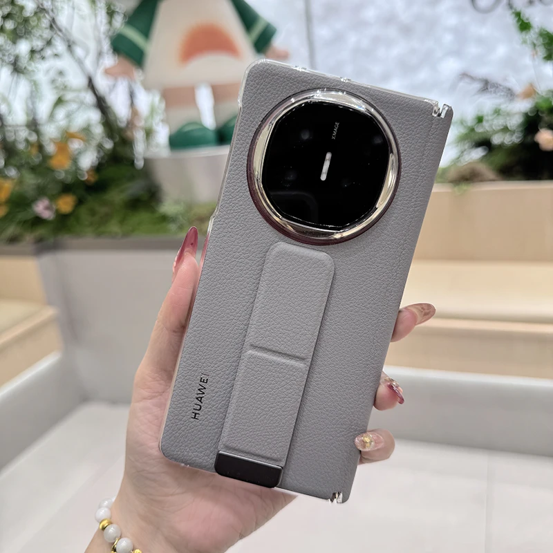 适用华为matex6手机壳原厂同款中轴磁吸全包x6典藏版腕带支架壳