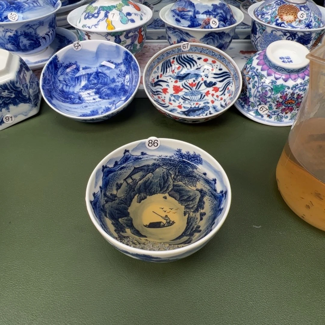 景德镇纯手工纯手绘茶具木木86