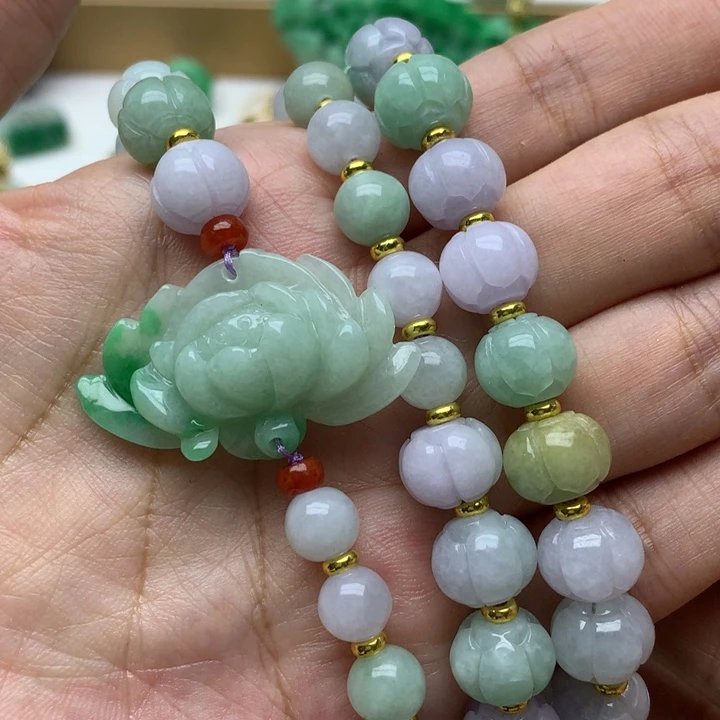 颈饰未镶嵌翡翠翡翠