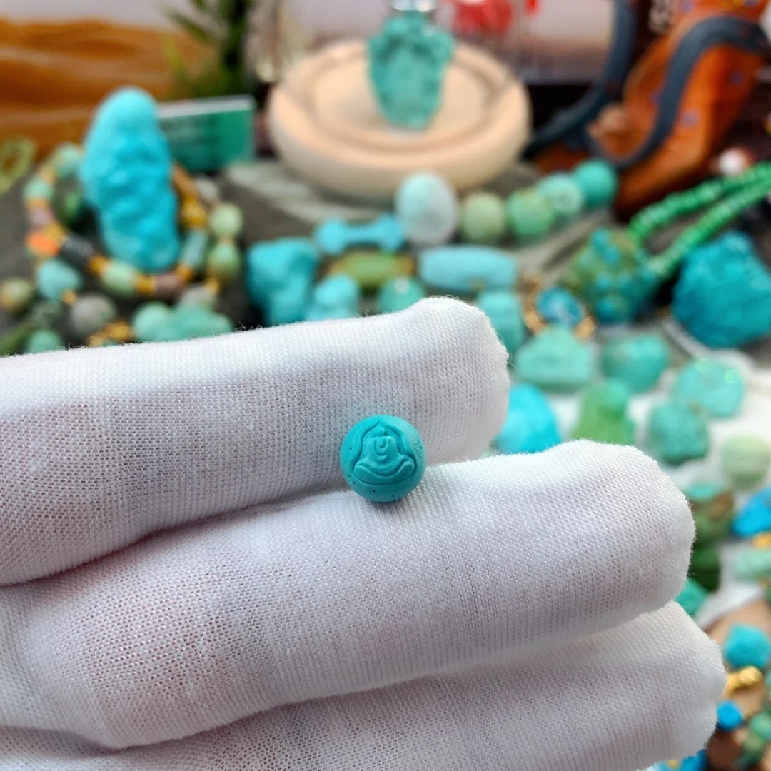 绿松石未镶嵌珠宝半成品