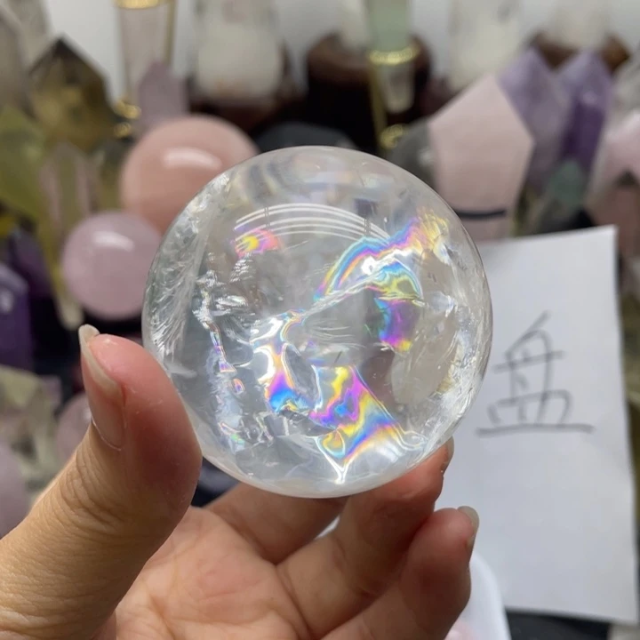 50未镶嵌水晶白爆彩