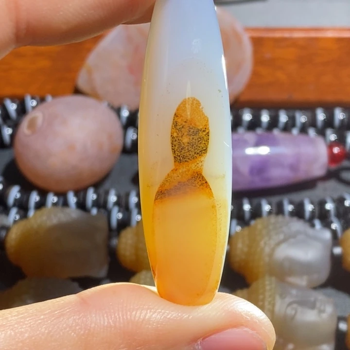 玛瑙/玉髓未镶嵌项链