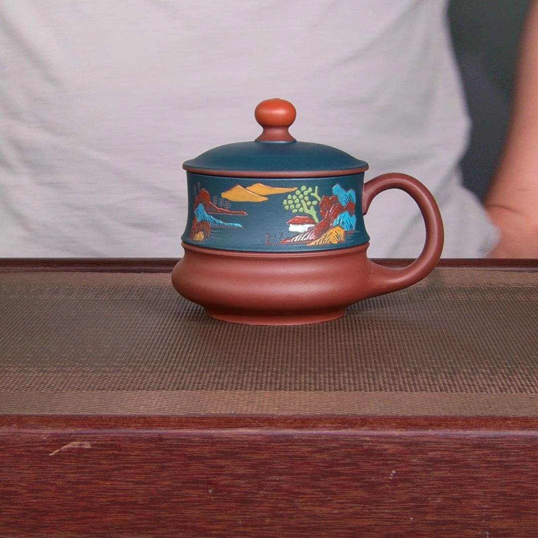 茶杯紫砂高货放漏