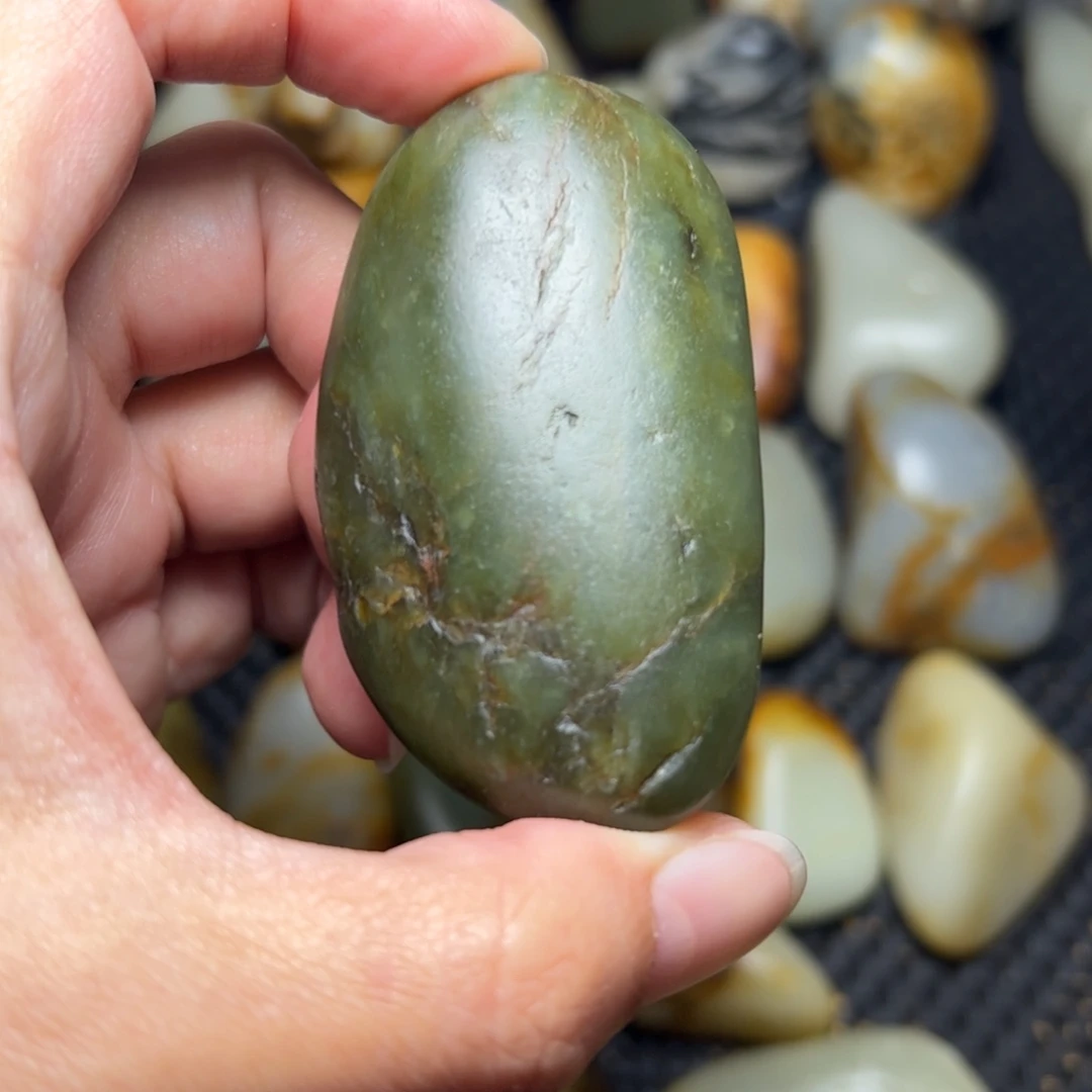 和田玉未镶嵌挂件76