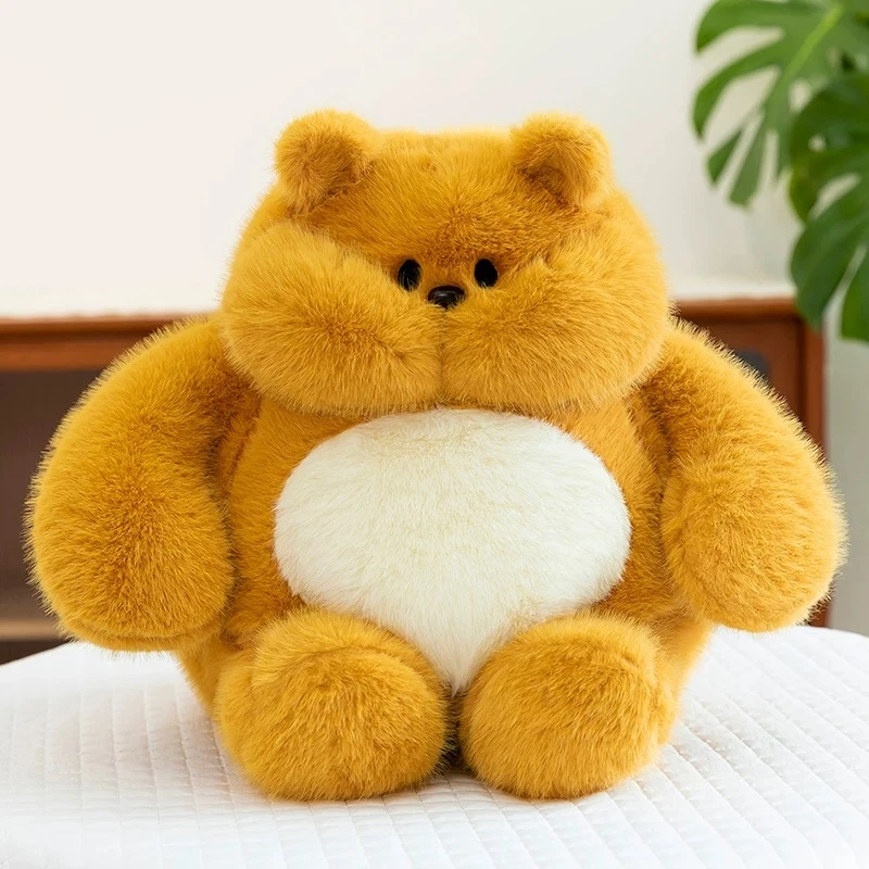 望二毛绒玩具墩墩熊公仔1个【40cm】儿童公仔玩偶（测量误差2~3cm）