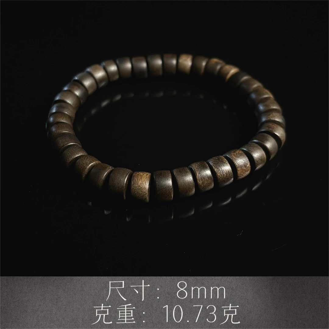 Y37.沉香【越南富森红土单圈手串】8mm-沉水收藏级-NJ588045403