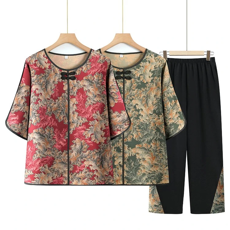 中老年夏季中年洋气妈妈女装百搭款式，让您轻松驾驭不同的风格。