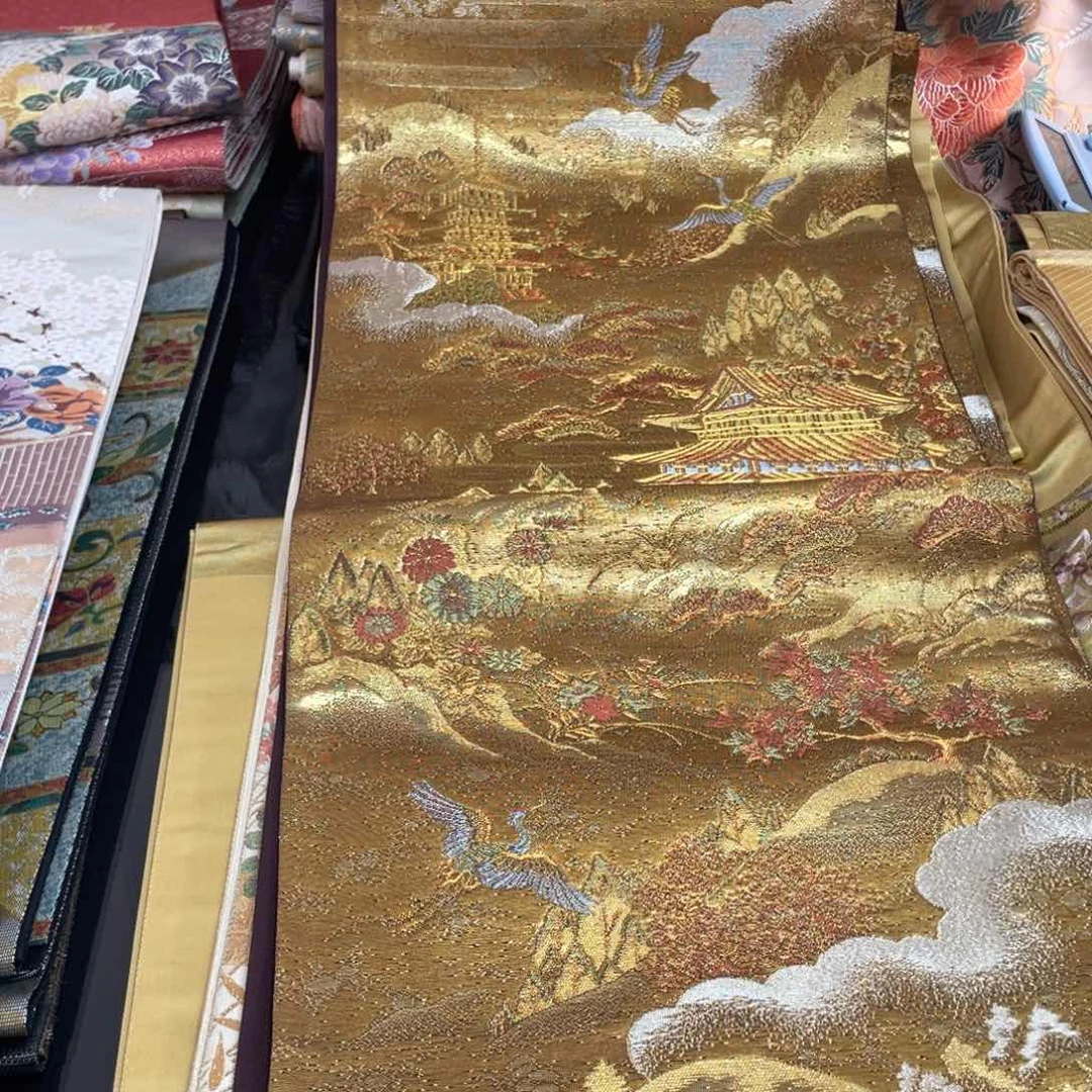 刺绣唐锦桑蚕丝正绢面料