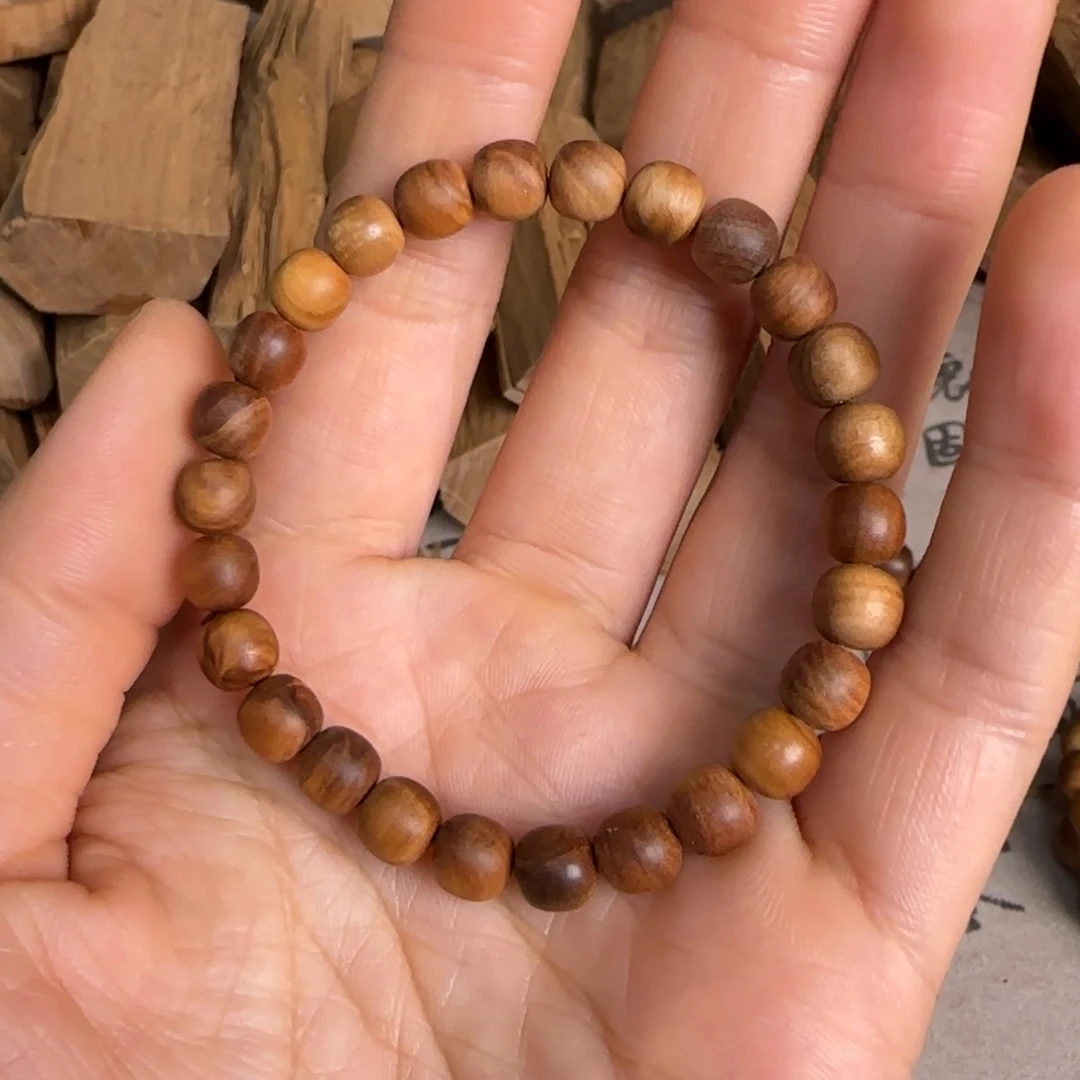 檀香木手串/手链江*溪07老型瑕疵
