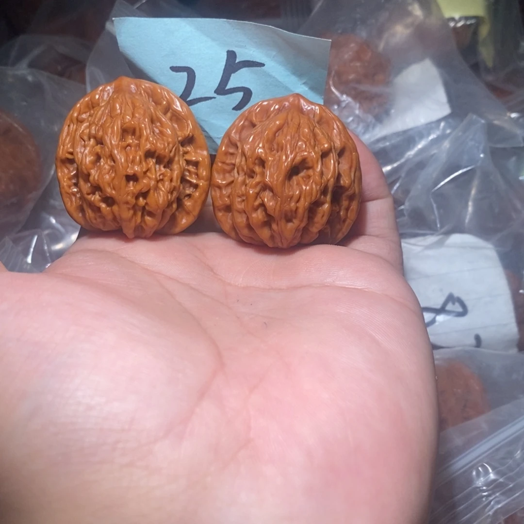 把件文玩核桃37.35.37麦穗虎