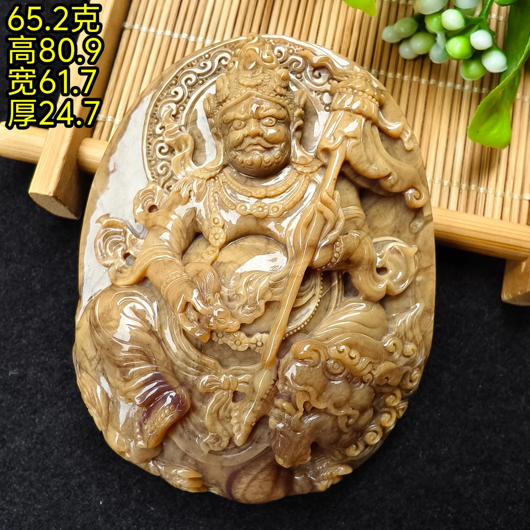 【月光琥珀】65.2克缅甸琥珀蜡化油根蜜财宝天王