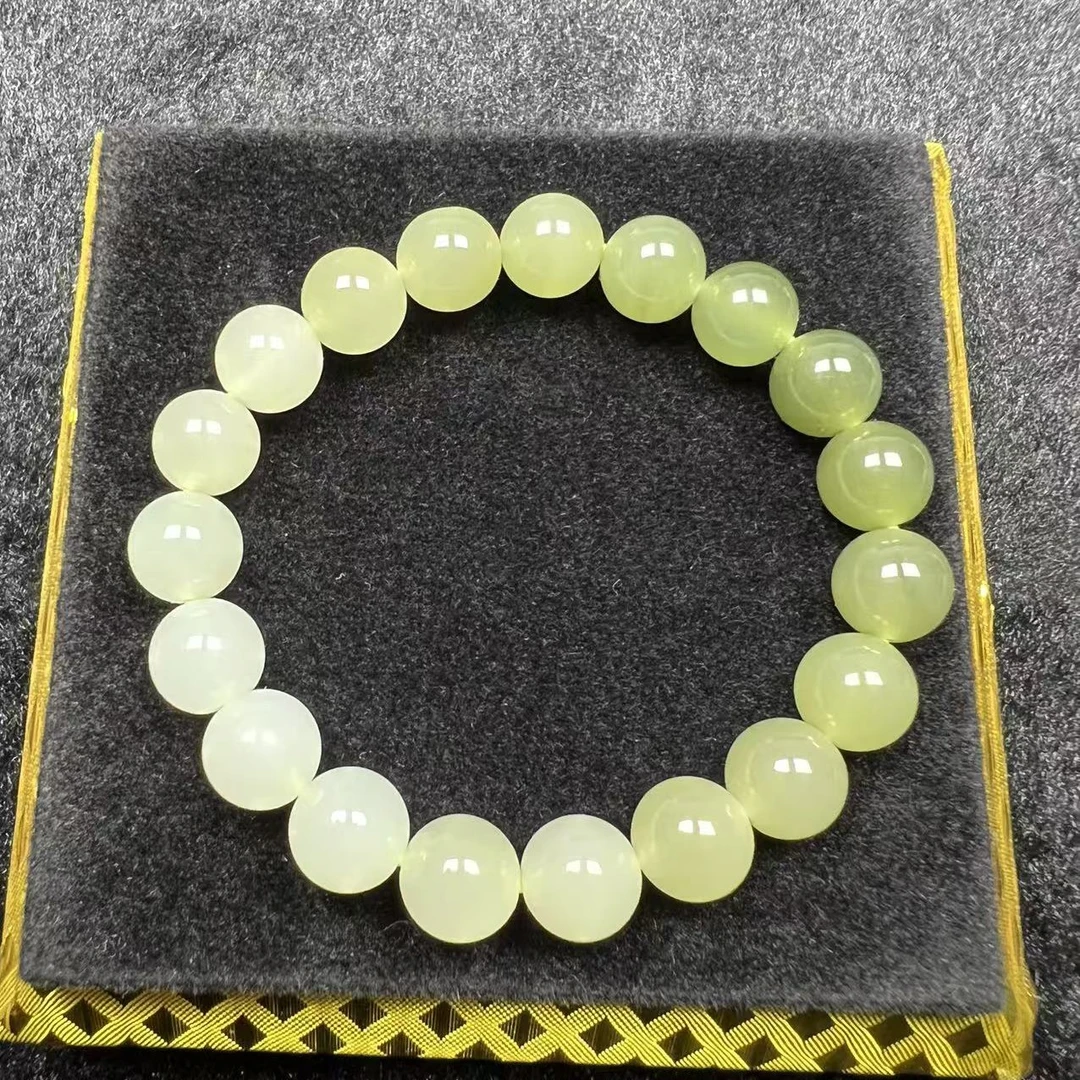 （58）和田玉渐变圆珠手串 约10mm  多样性随机发货拍一发一