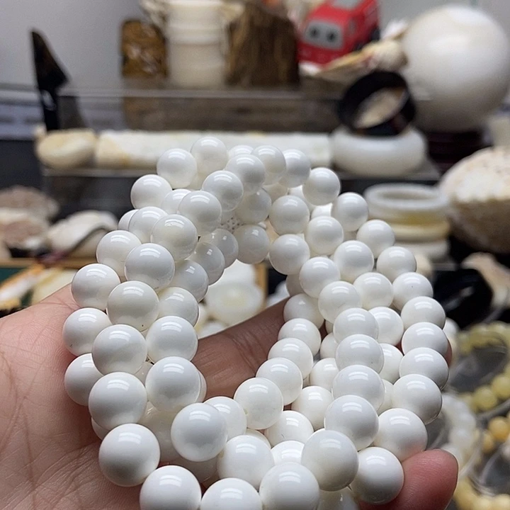 非金属贝壳全白通货1.0多圈