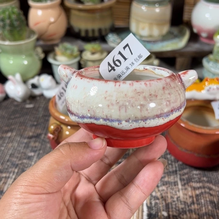 口6 手工花盆满30包邮