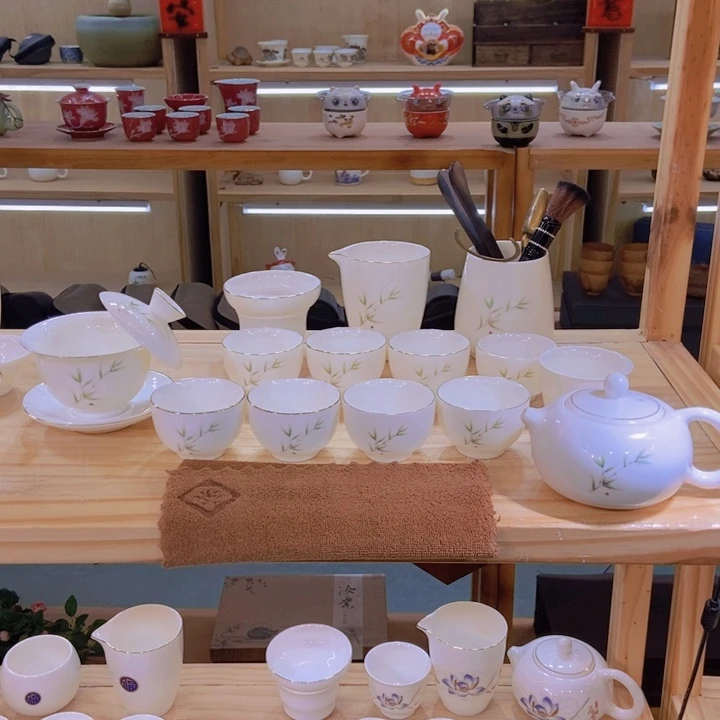 毕业套装茶壶盖碗全家福