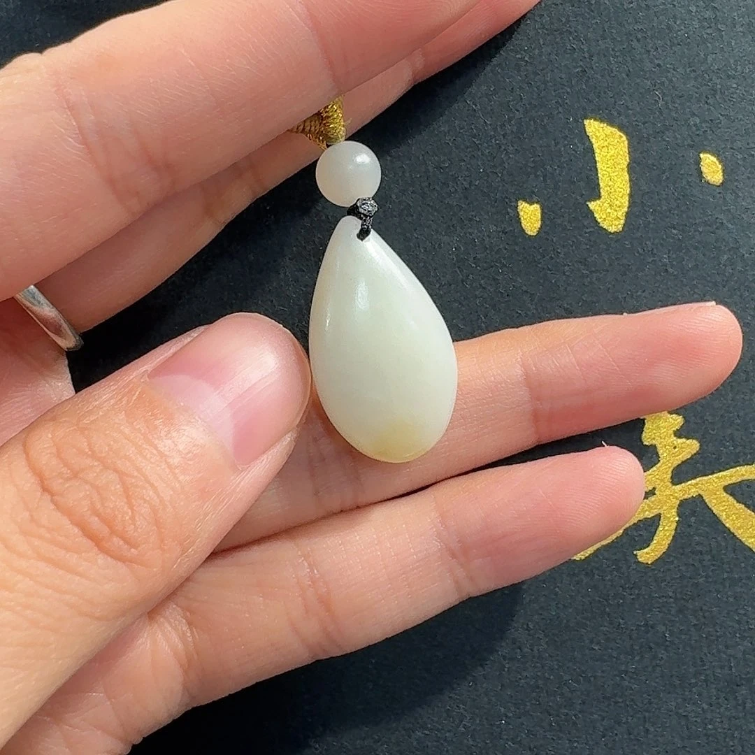 和田玉未镶嵌颈饰米达纹8