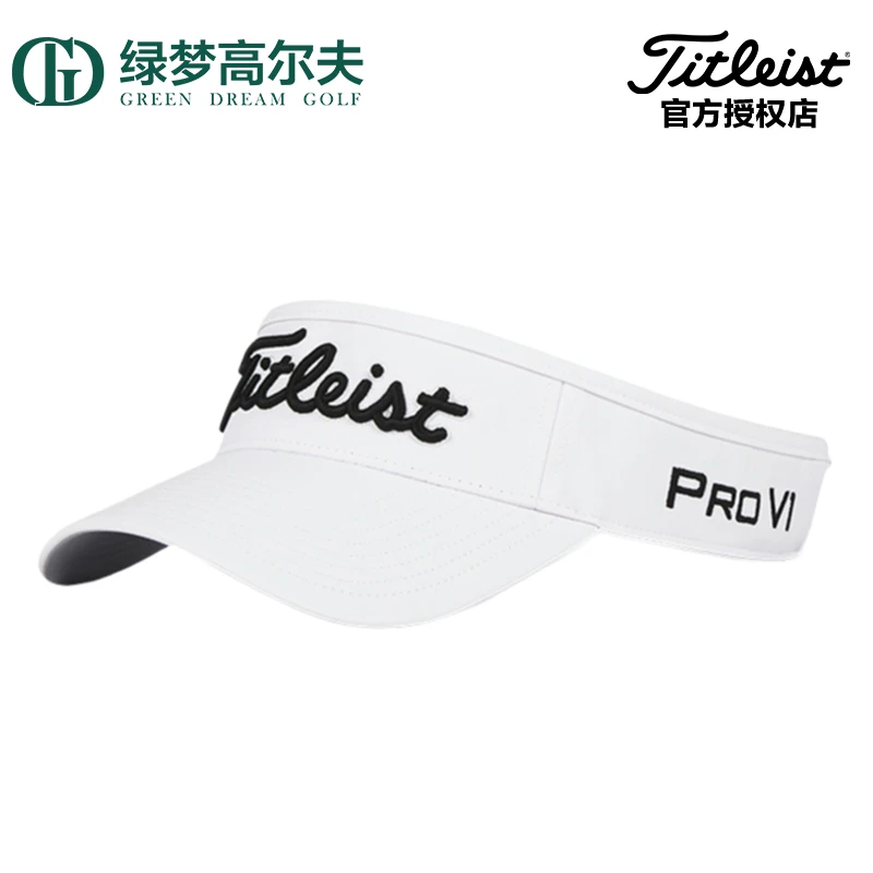 Titleist高尔夫球帽golf男/女款休闲运动舒适遮阳帽子无顶帽户外