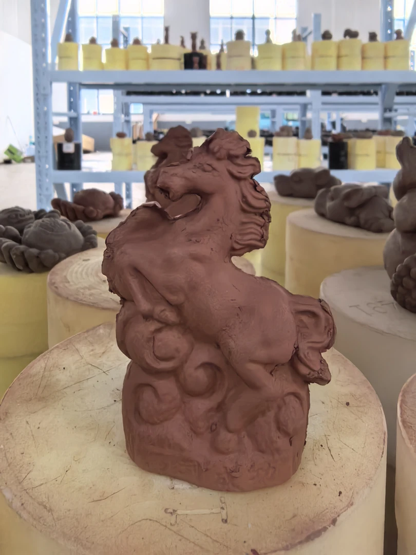 香牌大号创意陶瓷全手工弥勒佛香珠手把件模具