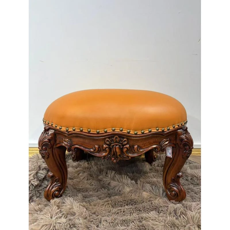 ZD914妆凳650*420*450 美式脚踏坐具妆凳坐具