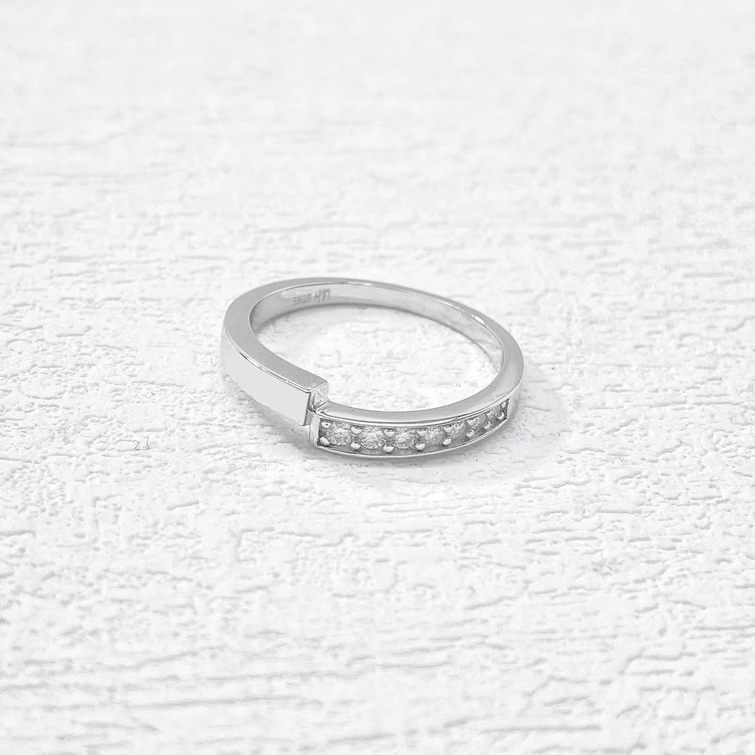 925银莫桑石戒指 木木（MH145） 戒指