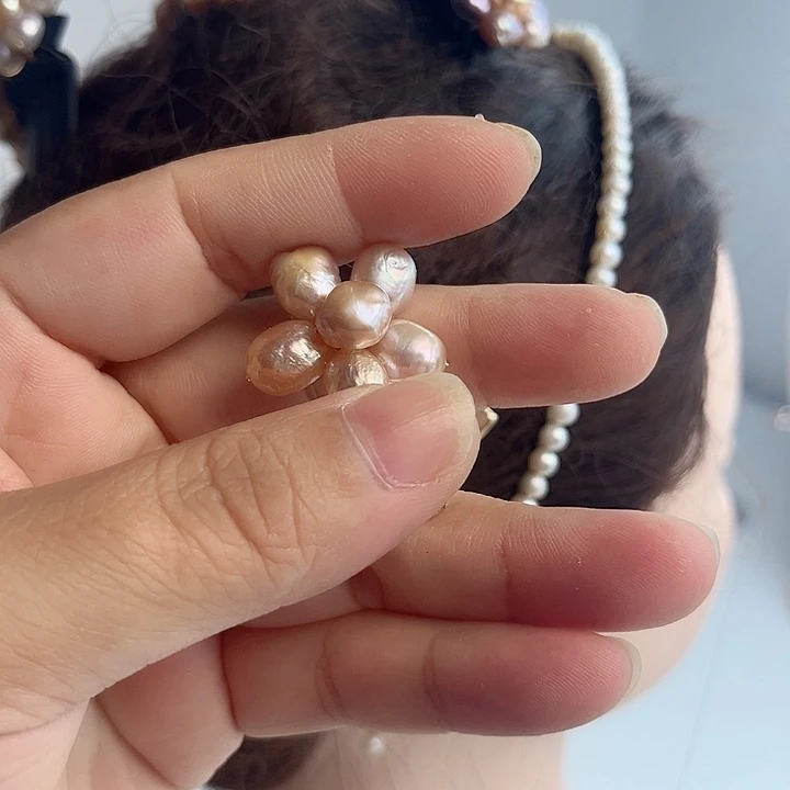 未镶嵌淡水珍珠发夹