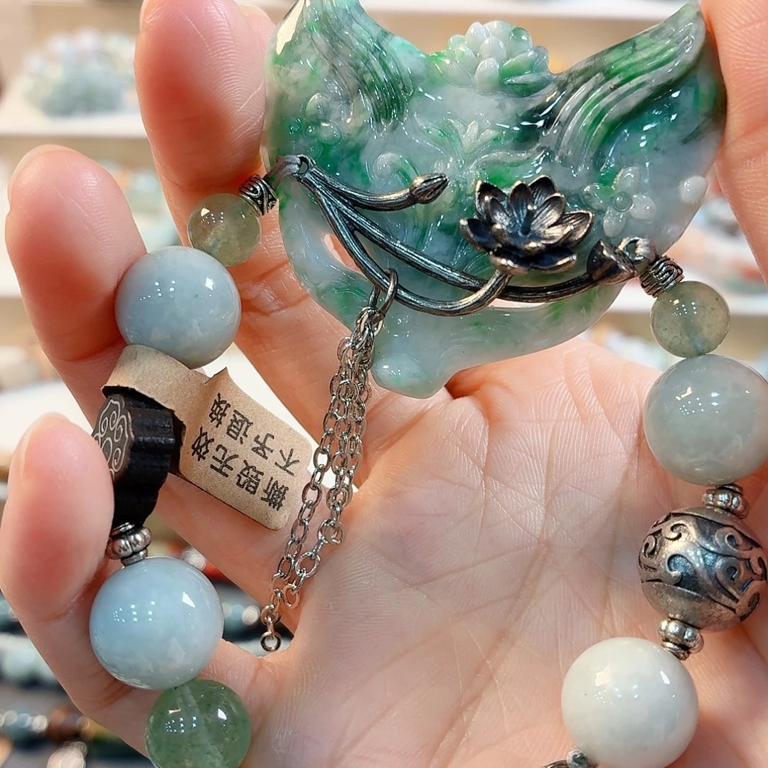 翡翠未镶嵌手链手串