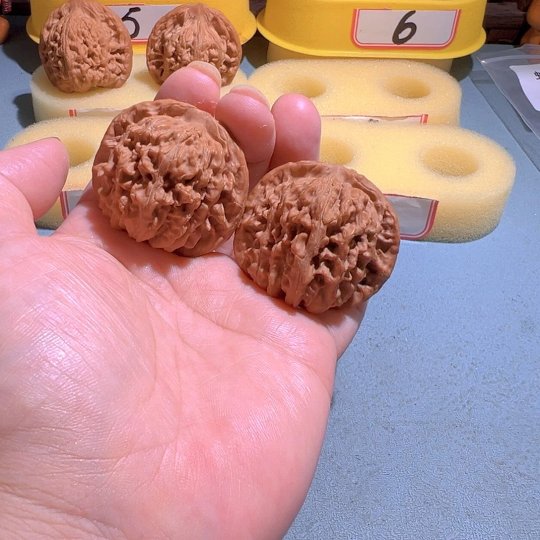 文玩核桃把件四座楼43