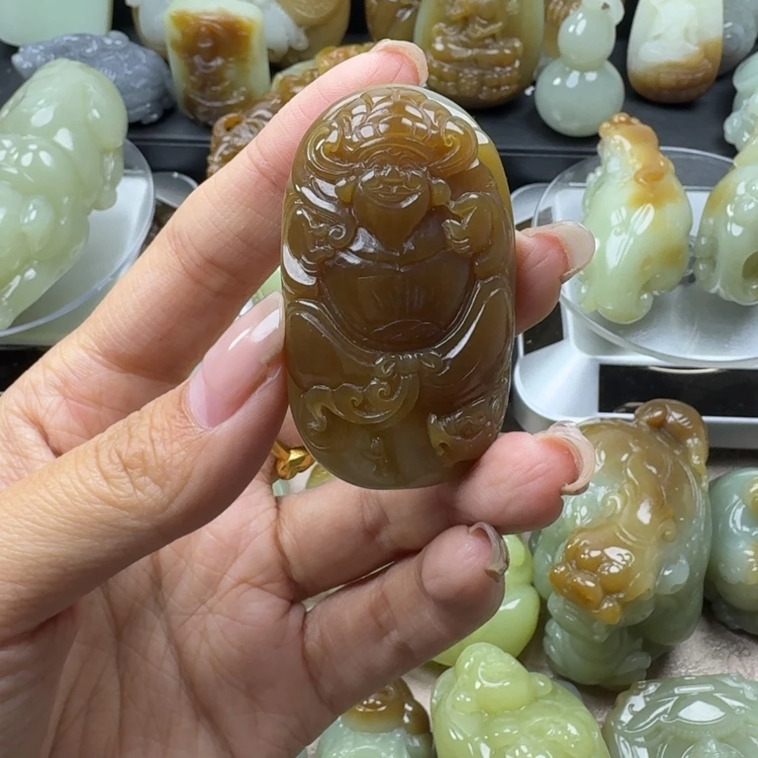 和田玉未镶嵌挂件