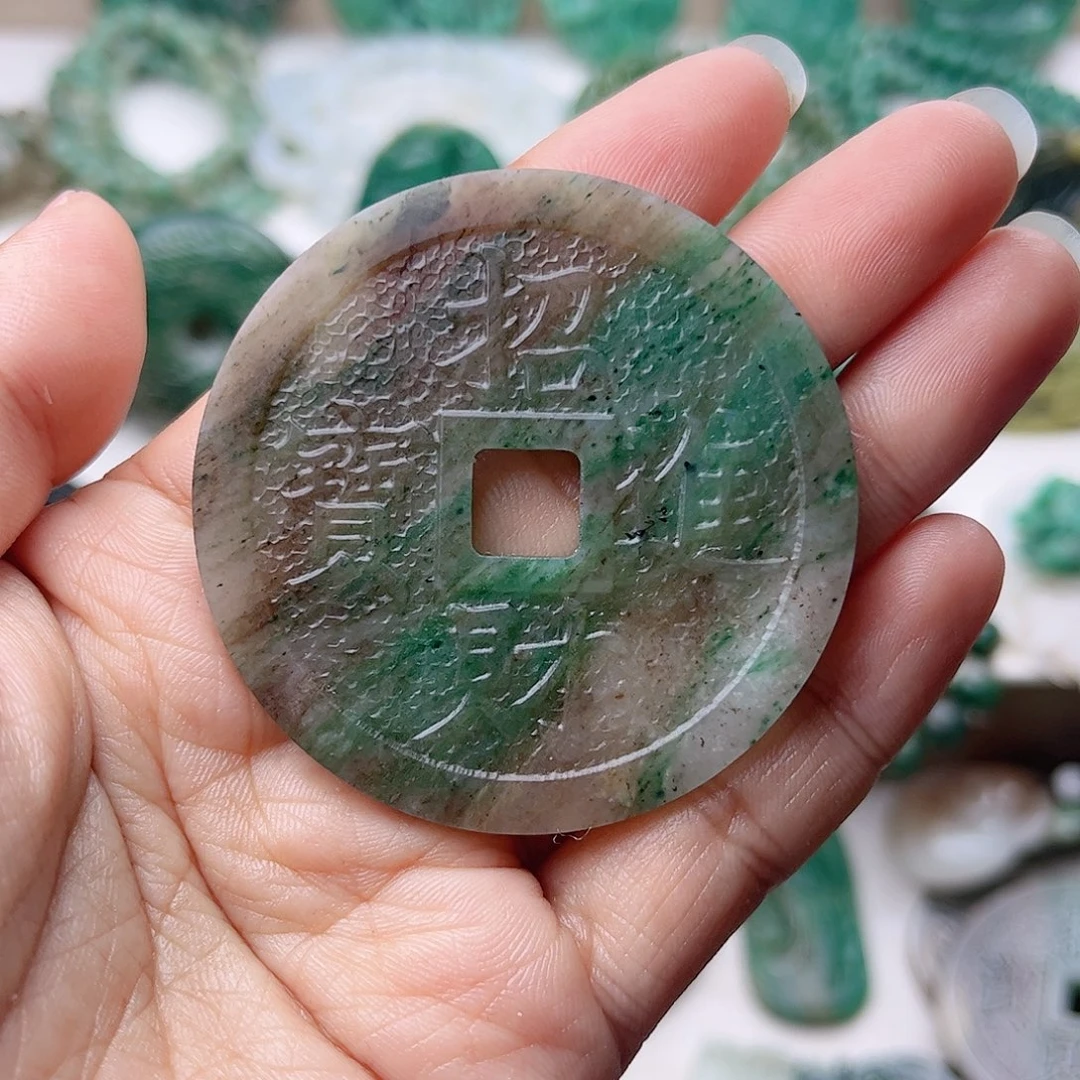 独山玉挂件定制不退换未镶嵌电***哥