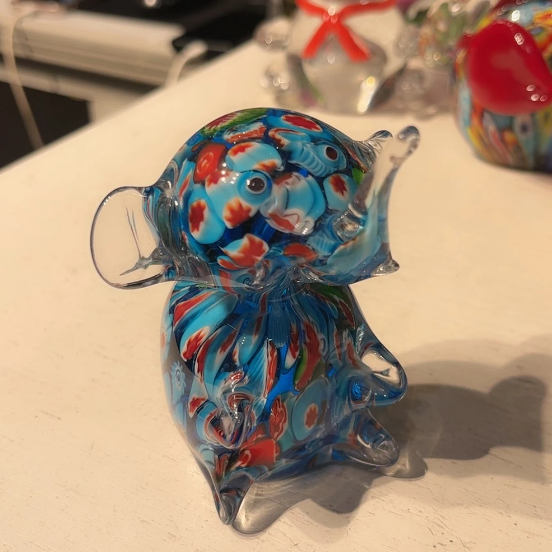 【闪购商品】琉璃手工艺品哇***耶纯手工嘴歪