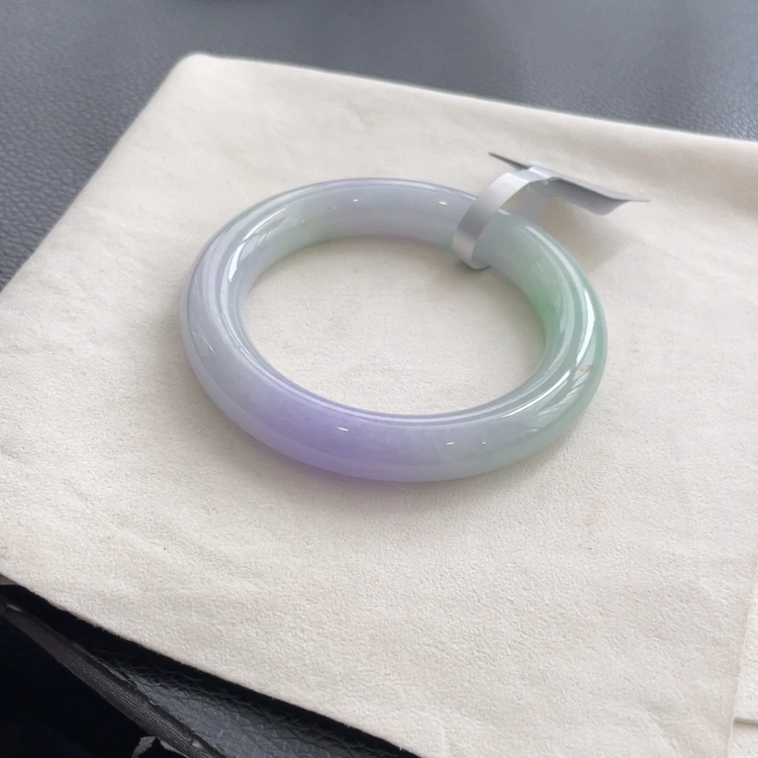 翡翠未镶嵌手镯纹54