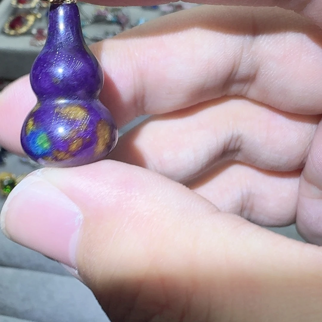 绿水晶戒指银S925镶嵌