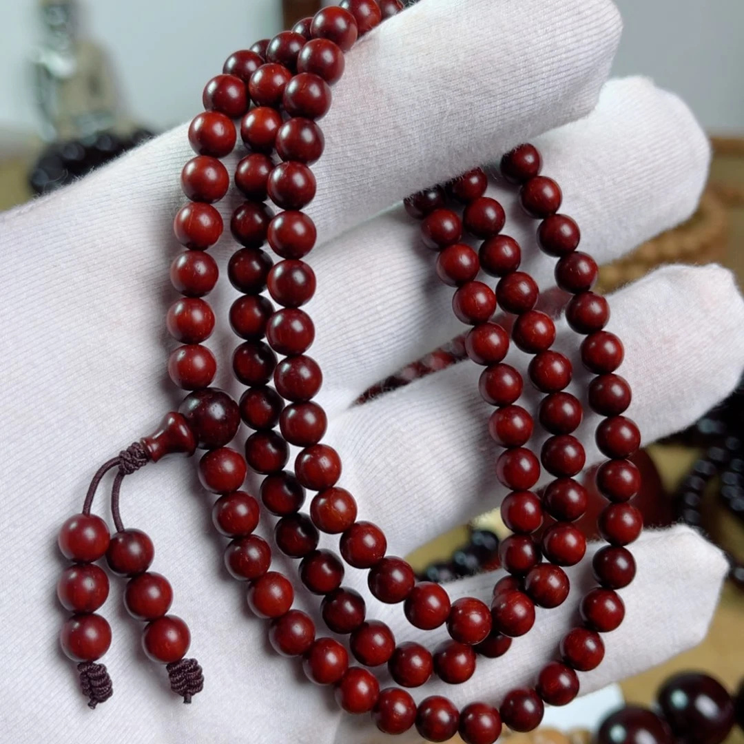 手串/手链小叶紫檀0.6高油润材质细腻底色干净