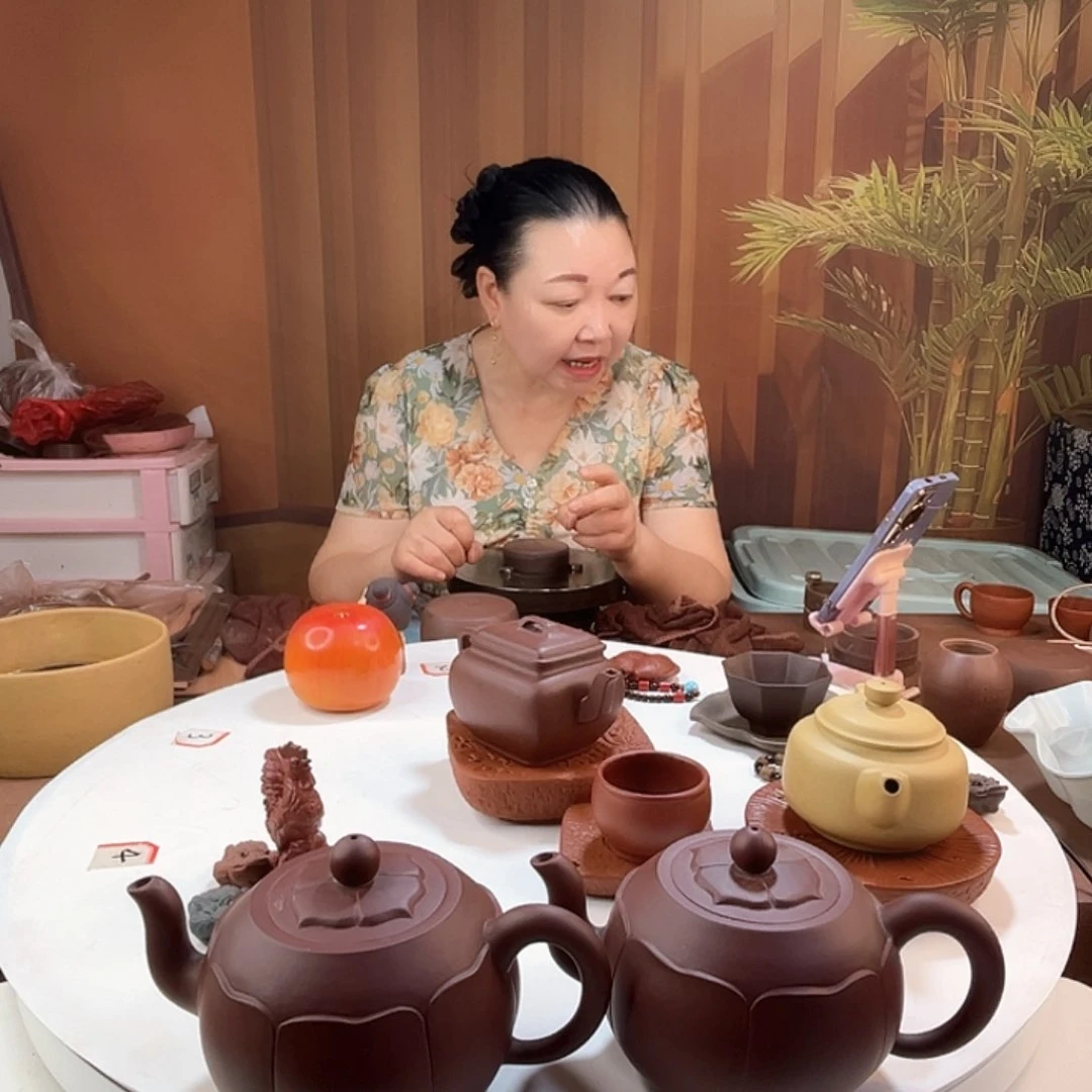 快***倍茶壶紫砂全手工紫砂凌香