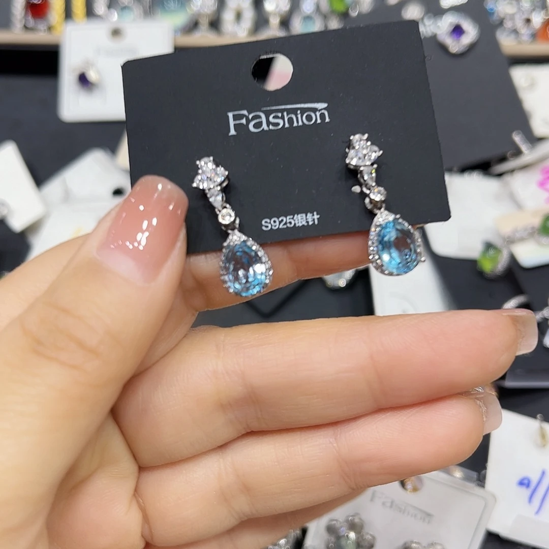 无***月蛇纹石玉银S925镶嵌戒指