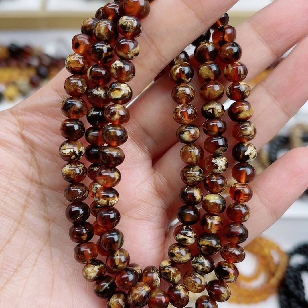 未镶嵌颈饰琥珀琥珀6