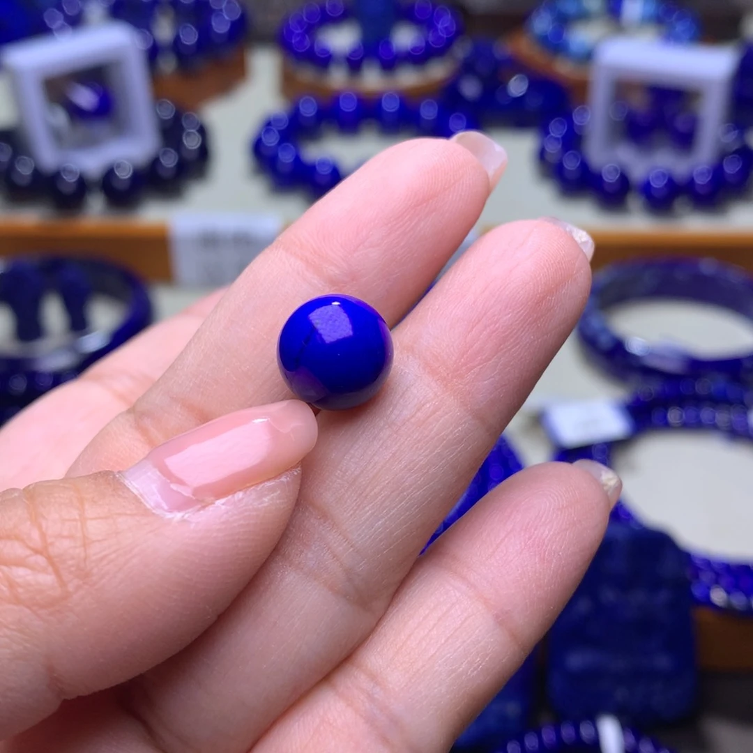 青金石单珠未镶嵌?*浮10.8m