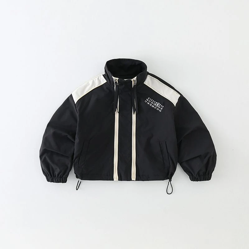 儿童外套男孩春装2024新款中小童休闲宽松酷帅衣服男童冲锋衣春秋