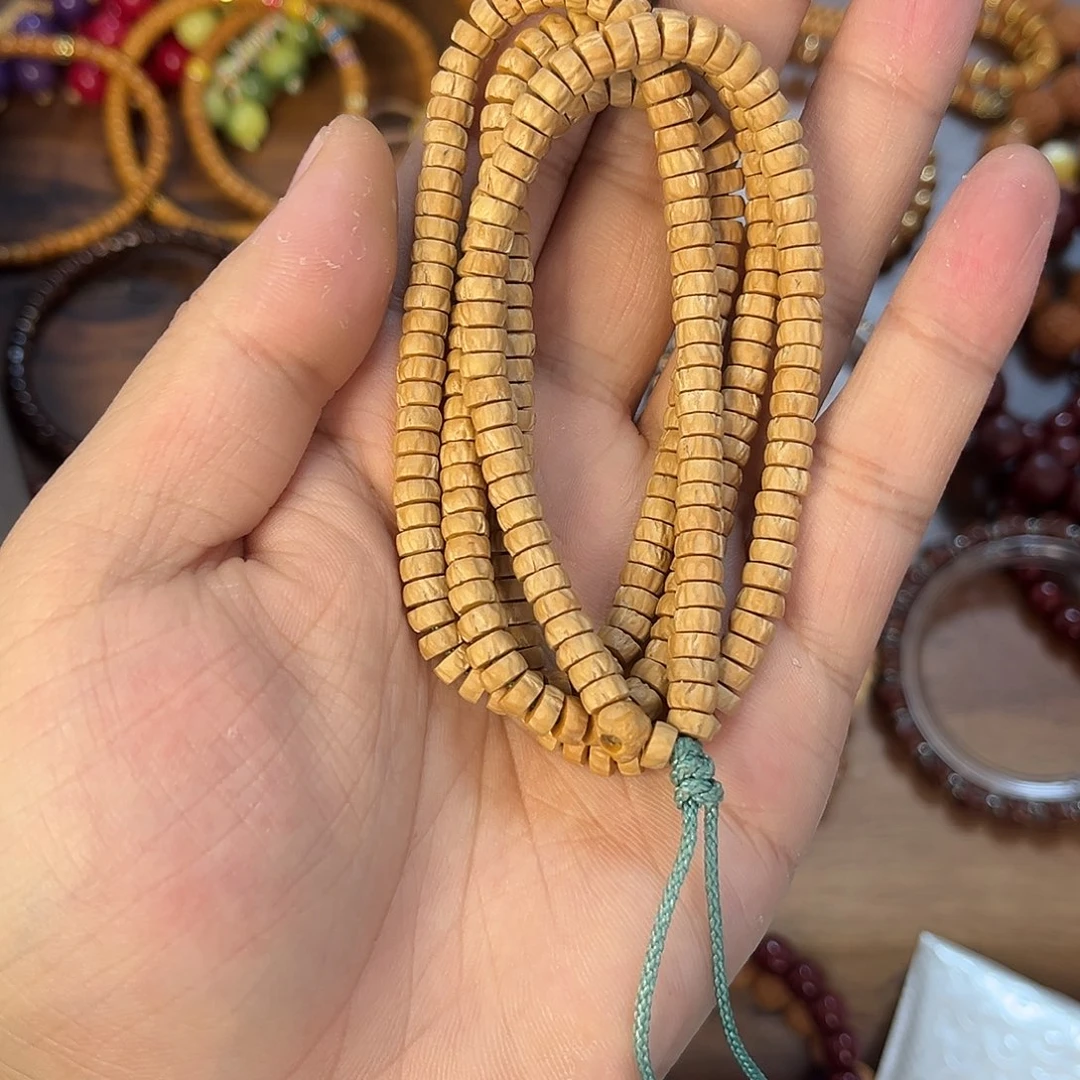 手串桃核百香籽脖挂