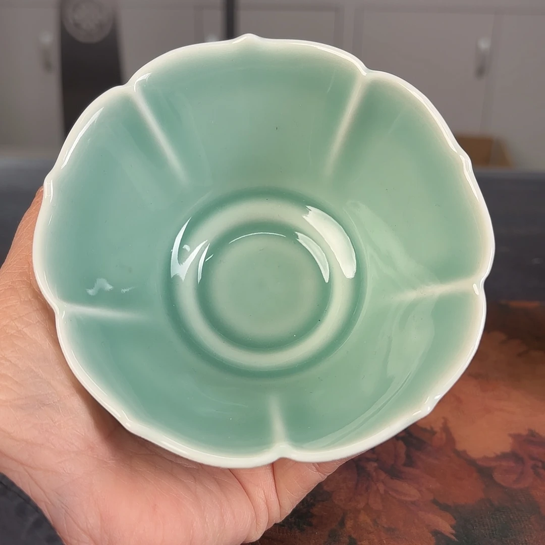 龙泉云间青瓷小米茶器