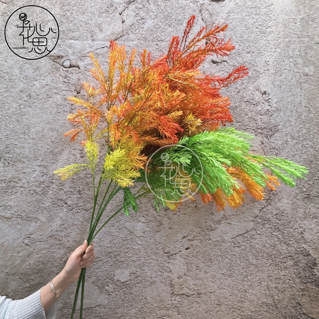 【千层金】花心思仿真花材批发婚庆居家软装婚礼堂背景装饰摆件