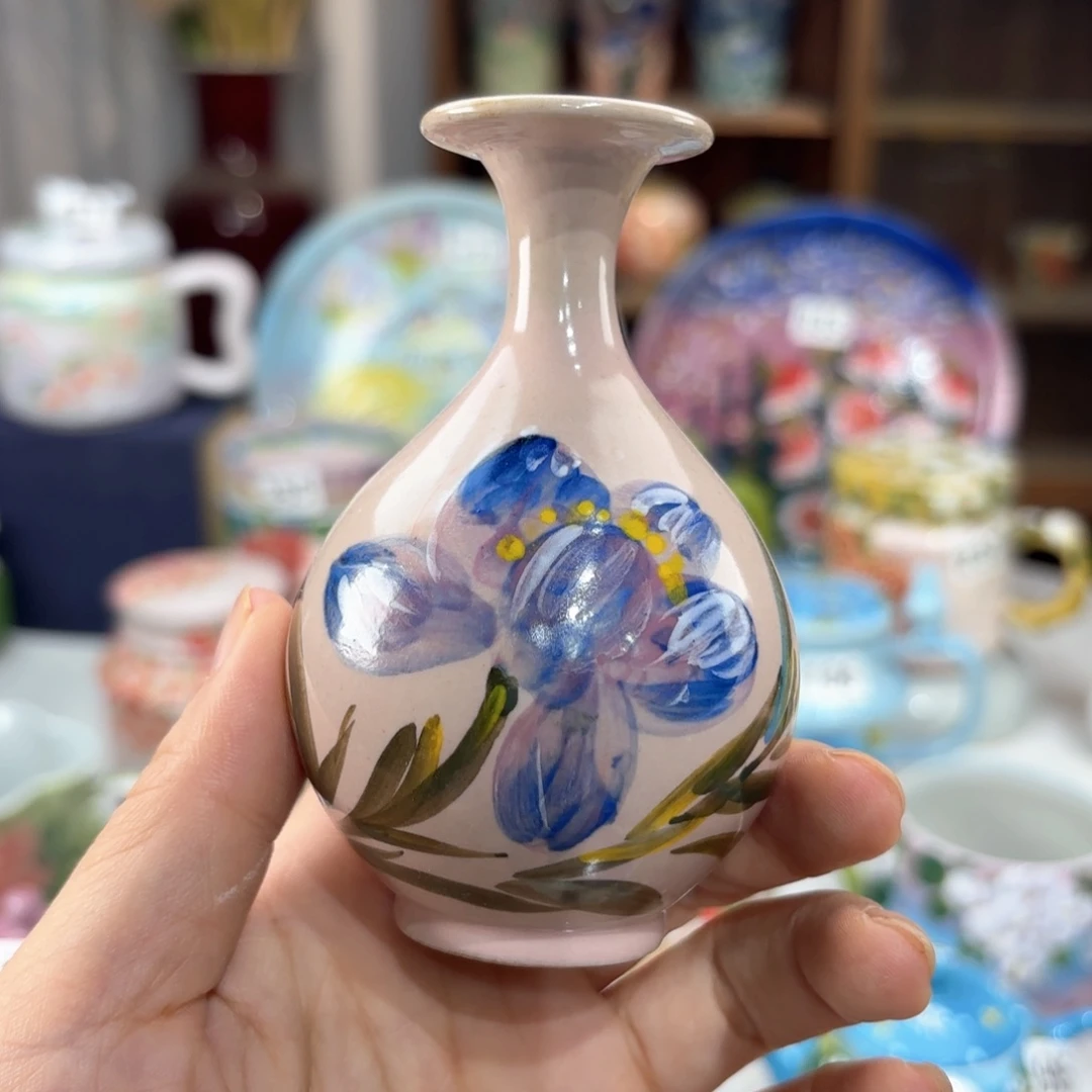 景德镇手绘高温釉下彩陶瓷茶具
