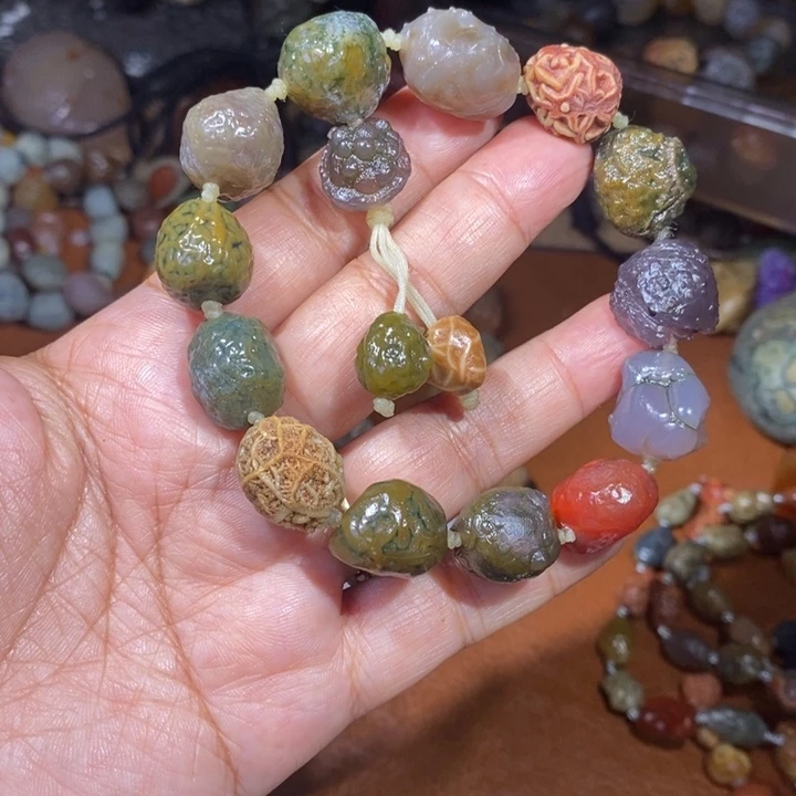 玛瑙/玉髓珠宝半成品未镶嵌