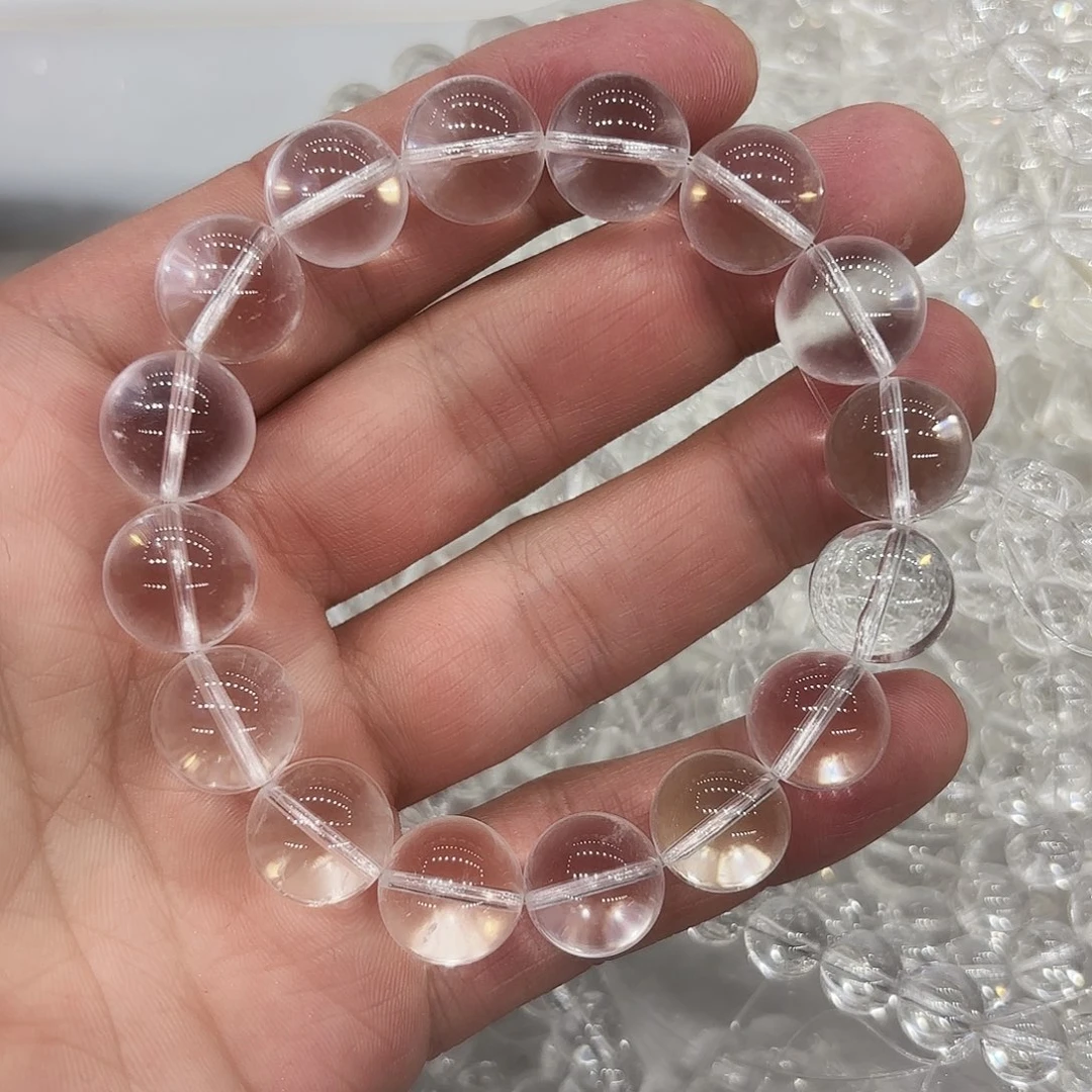 水晶手链未镶嵌卡12➕白水晶