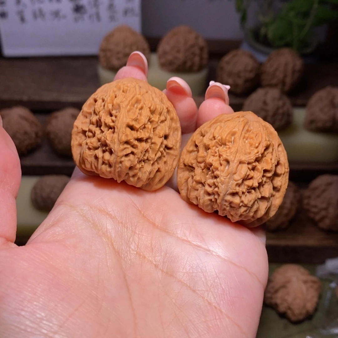 糯***a吊坠文玩核桃全品36南疆头货