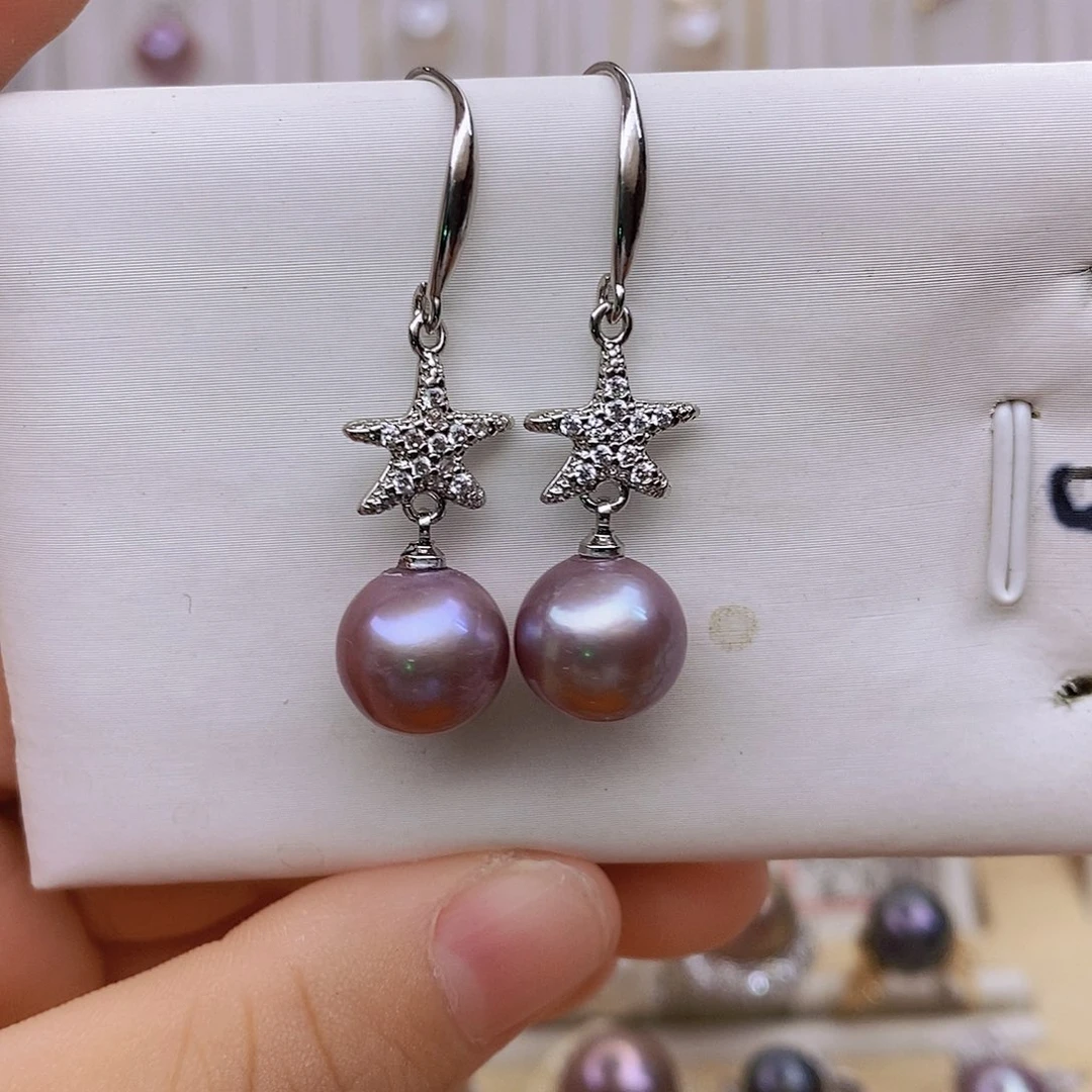 未镶嵌淡水珍珠耳饰