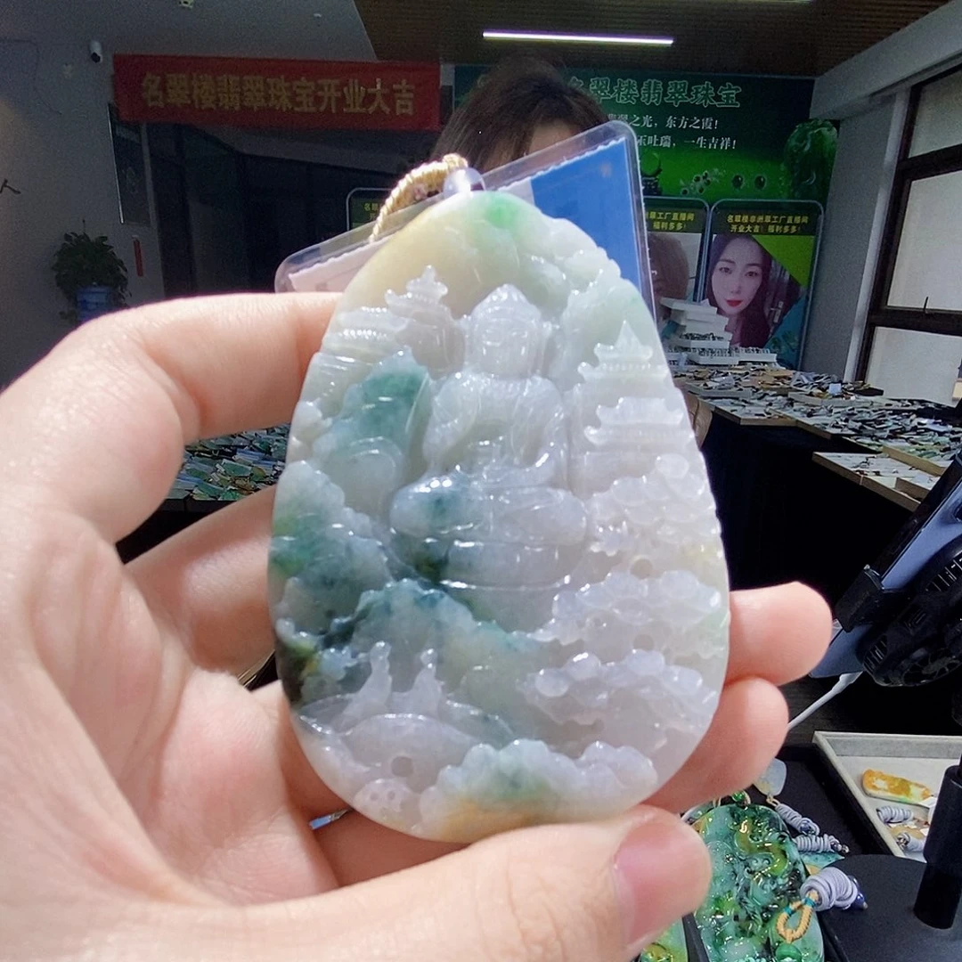 颈饰未镶嵌翡翠翡翠