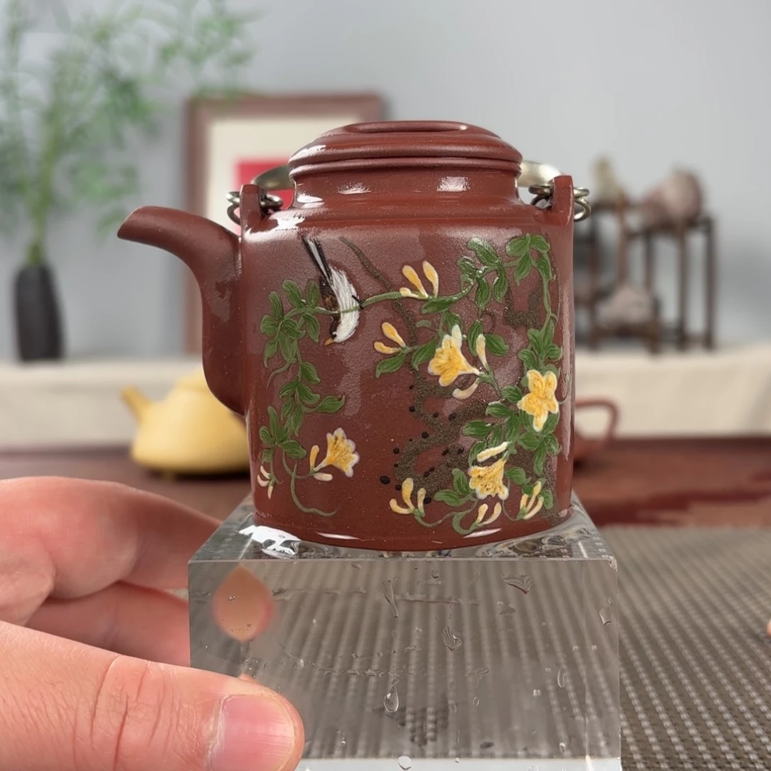 紫砂茶壶有**杯黄龙山原矿紫砂壶